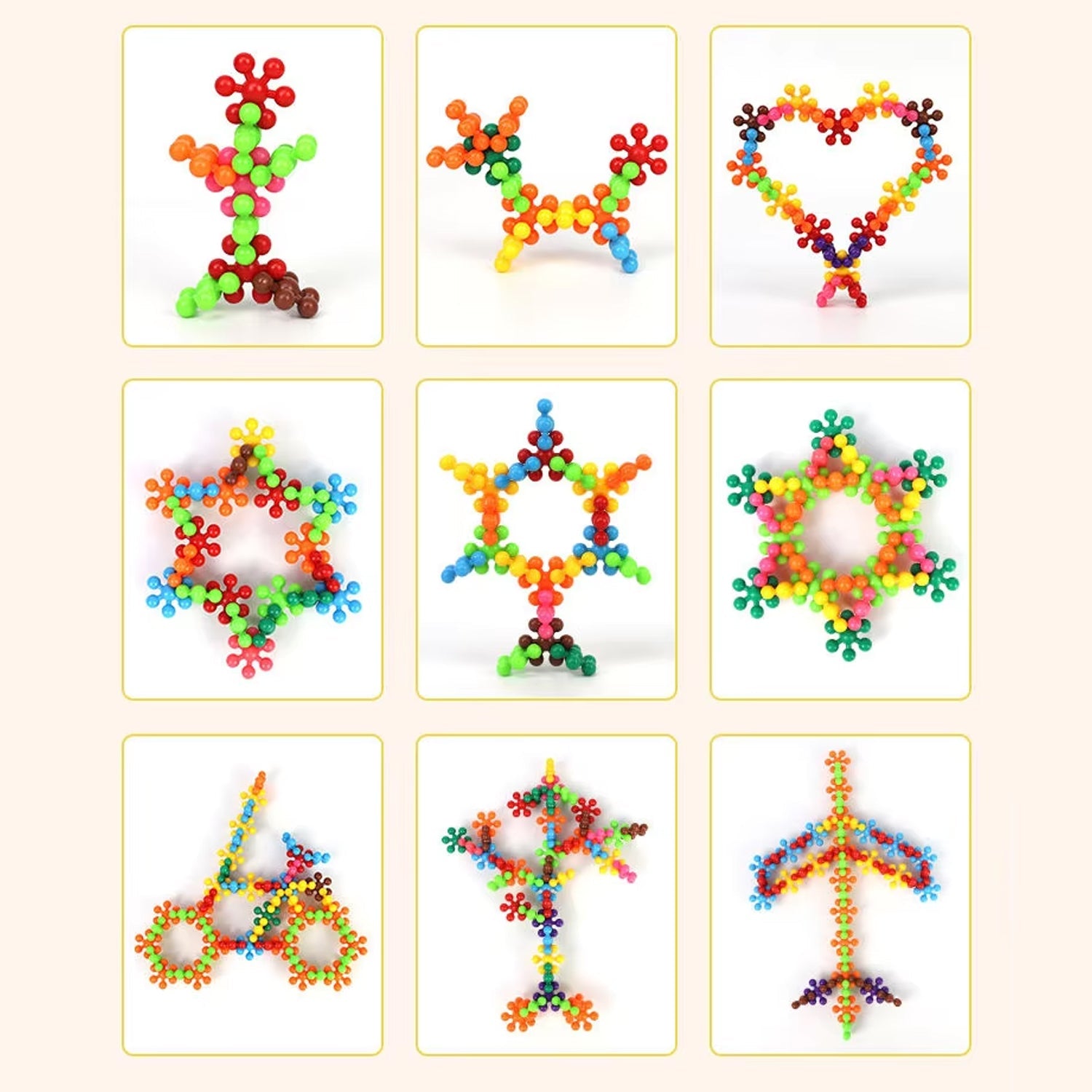 Star Shaped, Star Block Interlocking Blocks Colorful Star Building Blocks (100 Pcs Set) Star Shaped, Star Block Interlocking Blocks Colorful Star Building Blocks (100 Pcs Set)